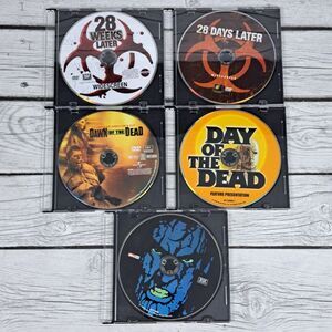 Horror DVD Lot The Evil Dead 28 Days 28 Weeks Later Dawn Day of the Dead